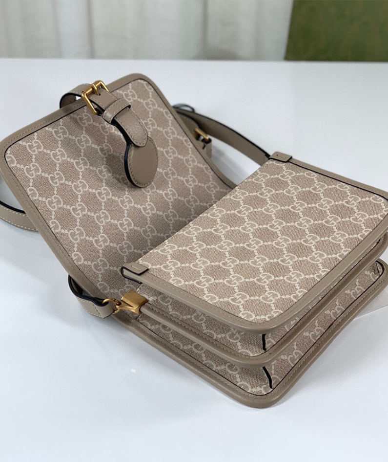 Mini shoulder bag with Interlocking G