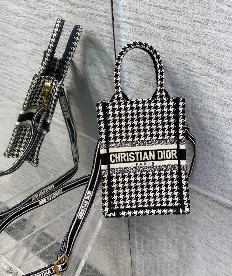 MINI DIOR BOOK TOTE PHONE BAG