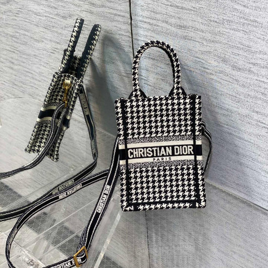 MINI DIOR BOOK TOTE PHONE BAG