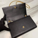 KATE MEDIUM CHAIN BAG IN GRAIN DE POUDRE EMBOSSED LEATHER