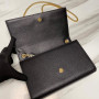 KATE MEDIUM CHAIN BAG IN GRAIN DE POUDRE EMBOSSED LEATHER