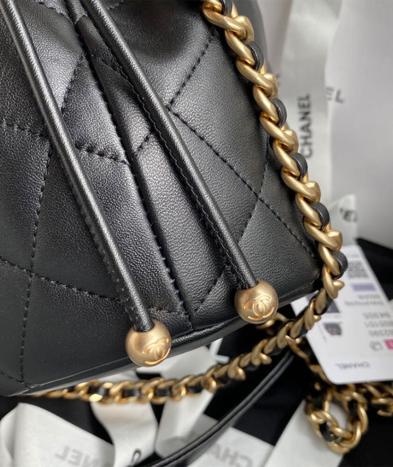 CHANEL Drawstring Bag