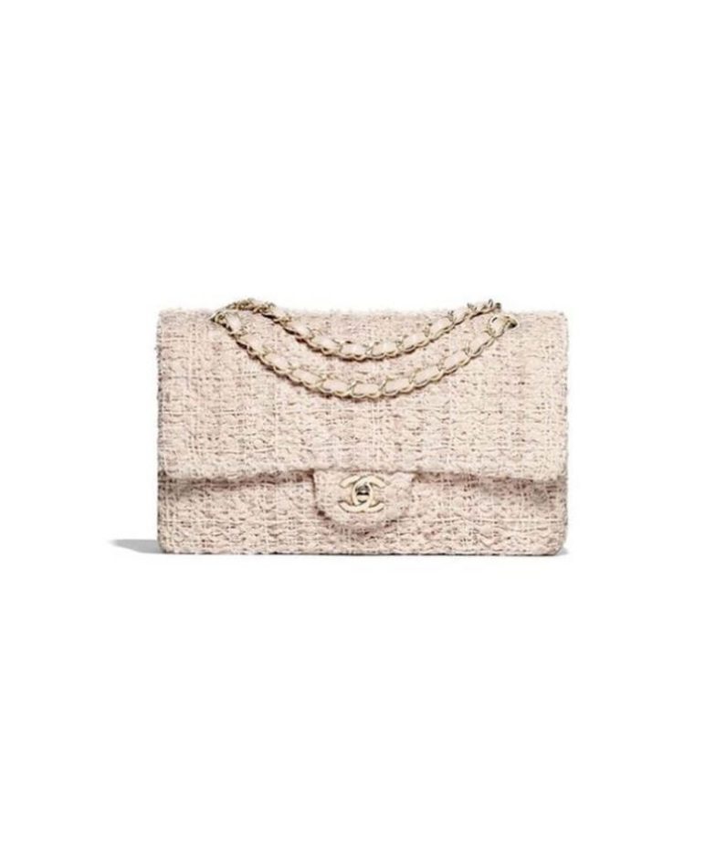 Chanel Tweed Medium Classic Flap Ba