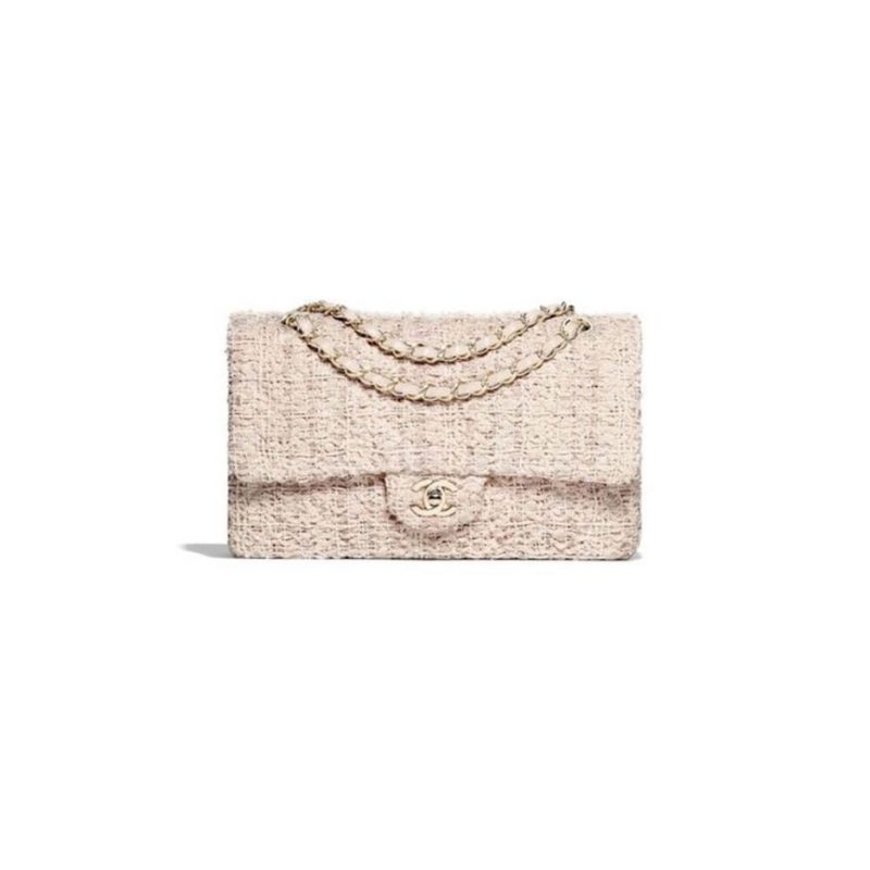 Chanel Tweed Medium Classic Flap Ba