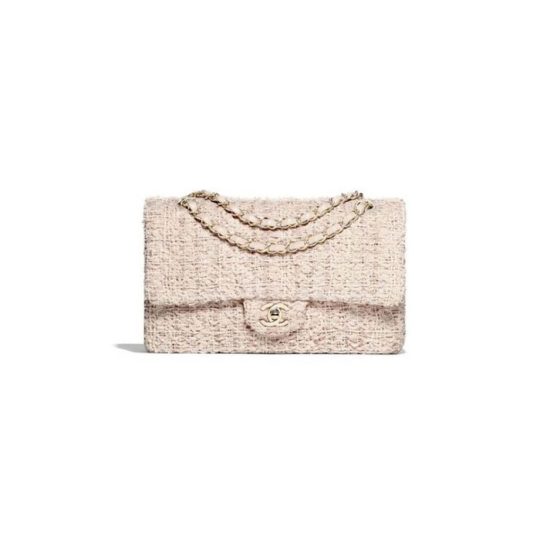 Chanel Tweed Medium Classic Flap Ba