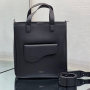 SADDLE TOTE BAG WITH SHOULDER STRAP