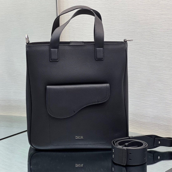 SADDLE TOTE BAG WITH SHOULDER STRAP