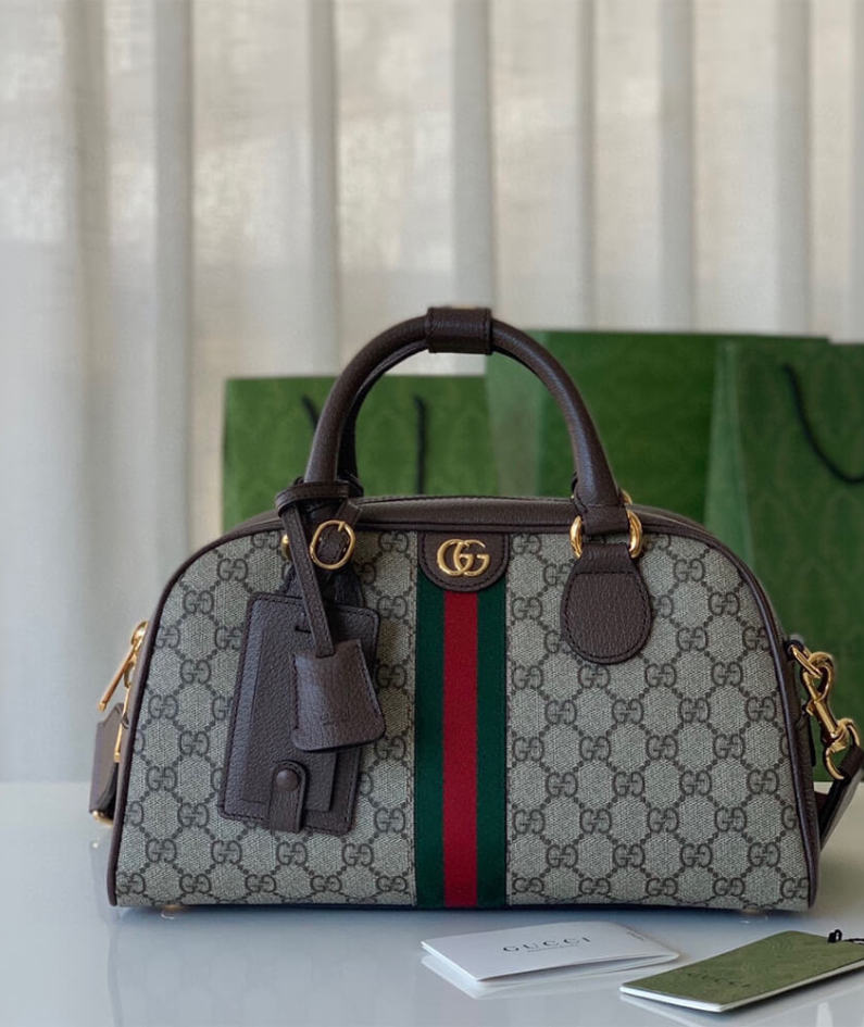 Ophidia medium GG top handle bag