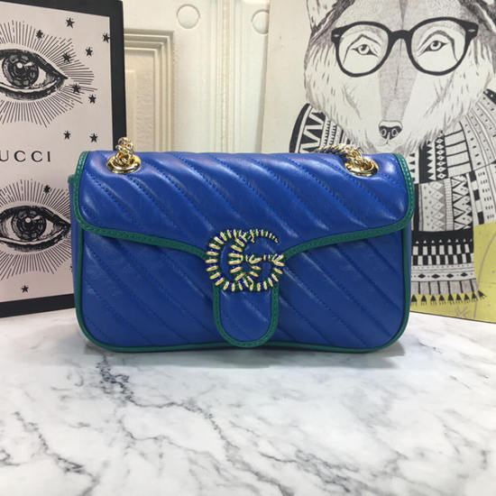 GG Marmont small matelasse shoulder bag