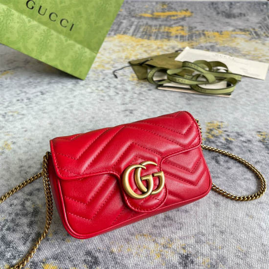 GG Marmont matelasse leather super mini bag GG Marmont matelasse leather super mini bag