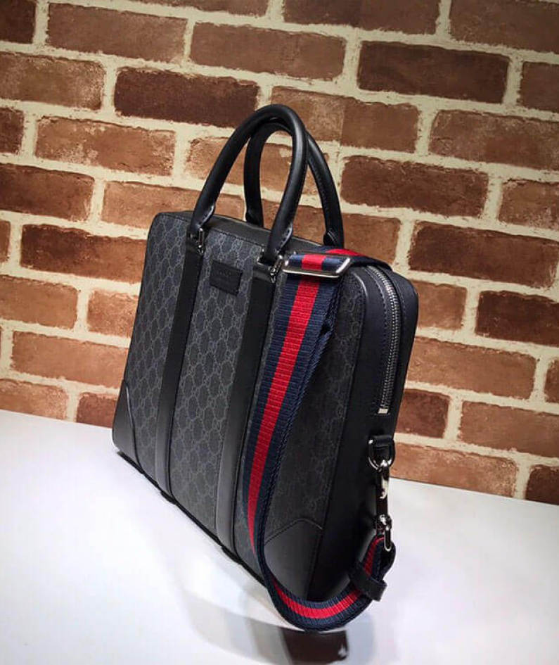 Gucci GG Black Briefcase
