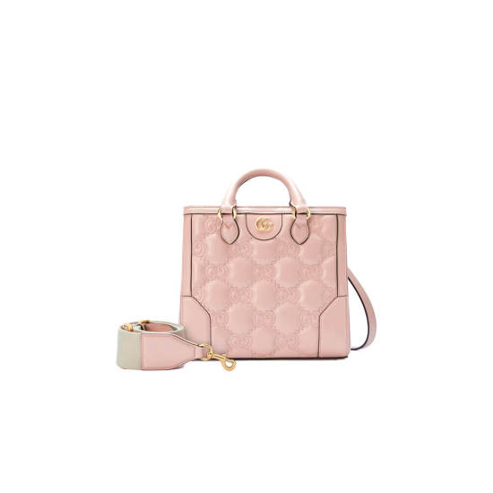 GG matelassé mini top handle bag