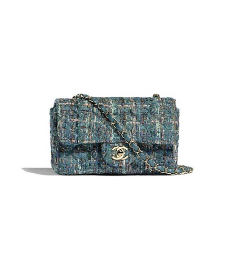 Chanel Tweed Medium Classic Flap Bag