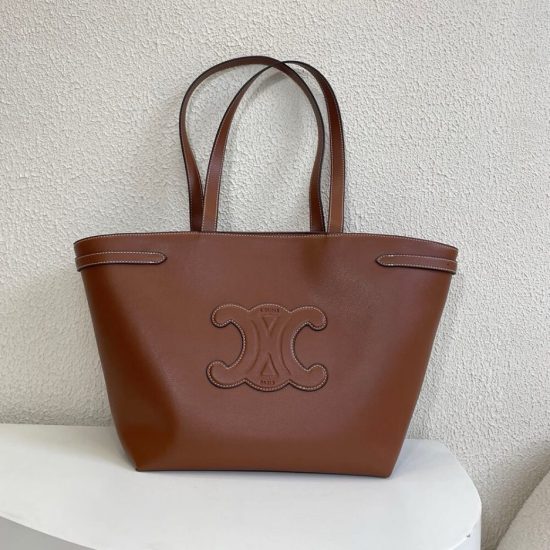 CELINE MEDIUM CABAS ANAIS CUIR TRIOMPHE IN GRAINED CALFSKIN