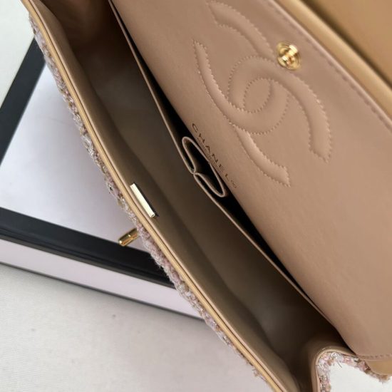 Chanel Tweed Medium Classic Flap Ba