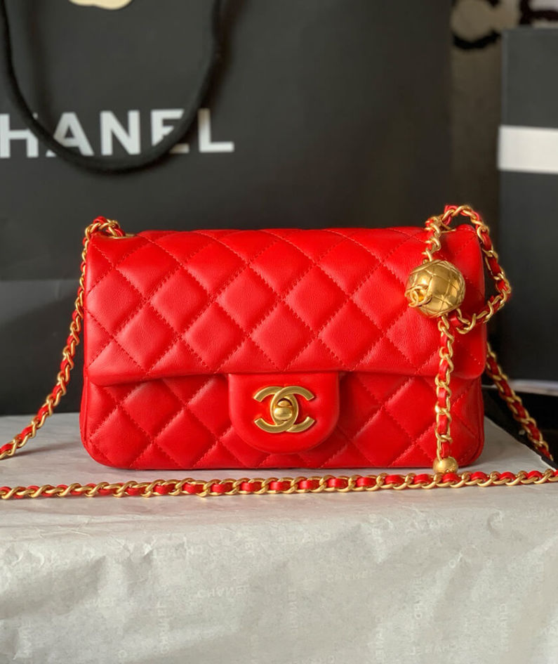 Chanel Pearl Crush Mini Rectangular Flap