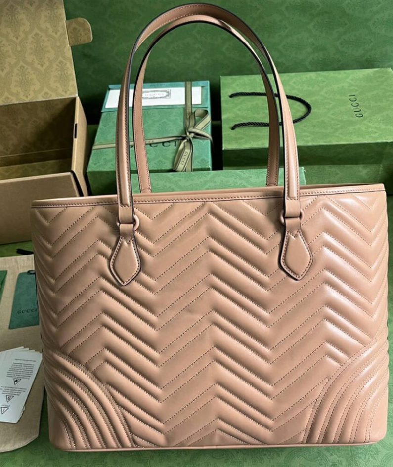 GG MARMONT LARGE TOTE BAG