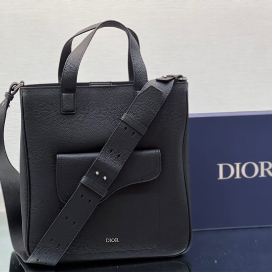 SADDLE TOTE BAG WITH SHOULDER STRAP