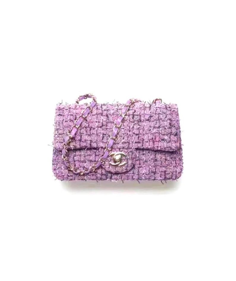 Chanel Tweed Medium Classic Flap Bag