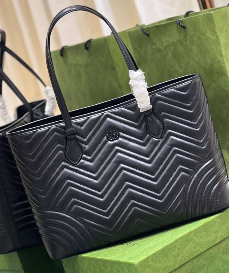 GG MARMONT LARGE TOTE BAG