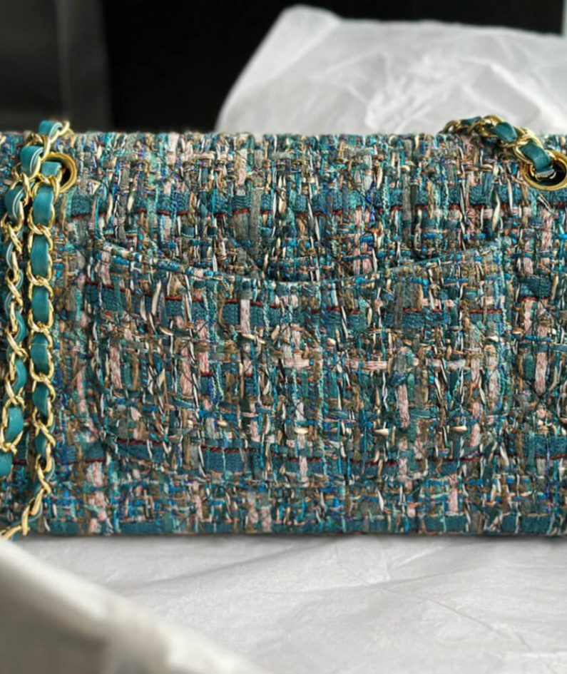 Chanel Tweed Medium Classic Flap Bag