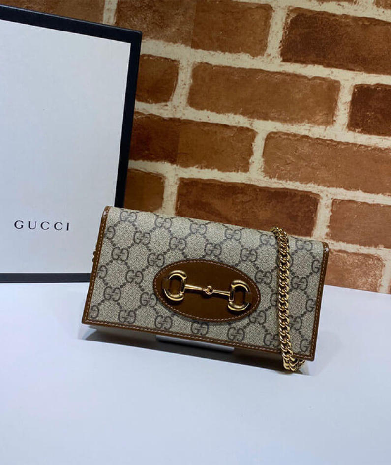 Gucci Horsebit 1955 Wallet With Chain