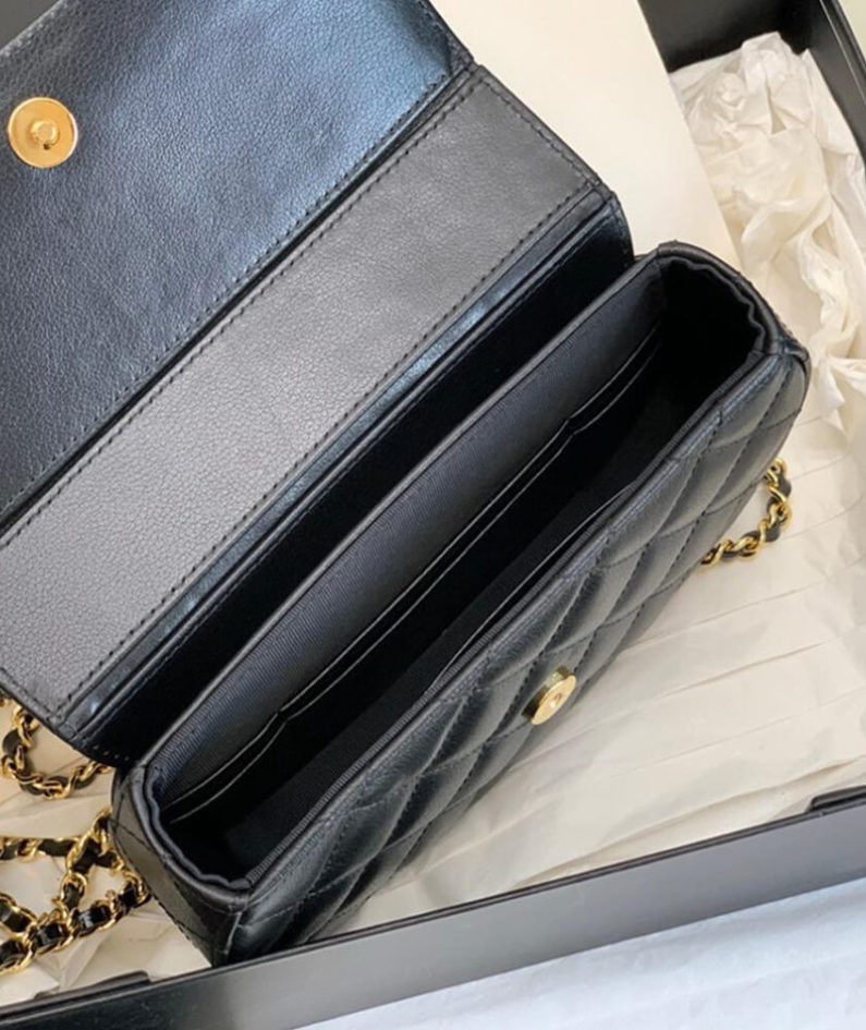 CHANEL MINI FLAP WITH HANDLE(HIGH-END GRADE)
