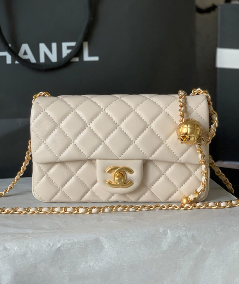 Chanel Pearl Crush Mini Rectangular Flap