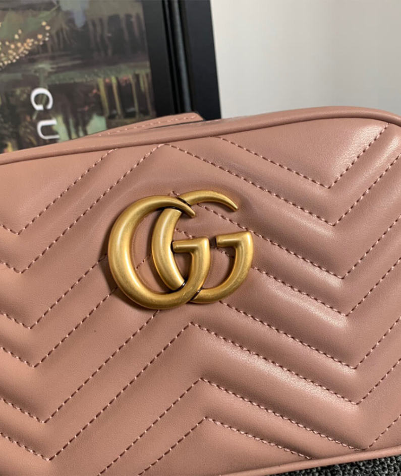 GG Marmont small matelasse shoulder bag