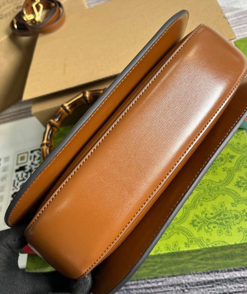 GUCCI BAMBOO 1947 MEDIUM TOP HANDLE BAG