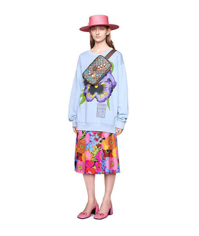 Disney x Gucci Donald Duck Print Belt Bag
