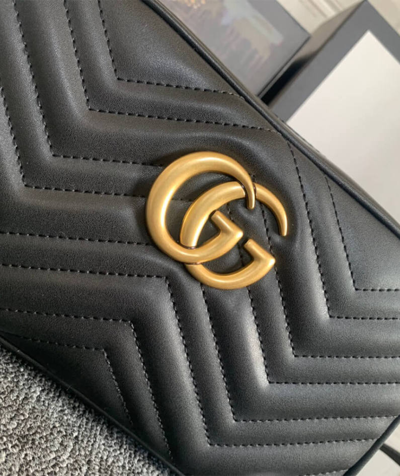 GG Marmont small matelasse shoulder bag