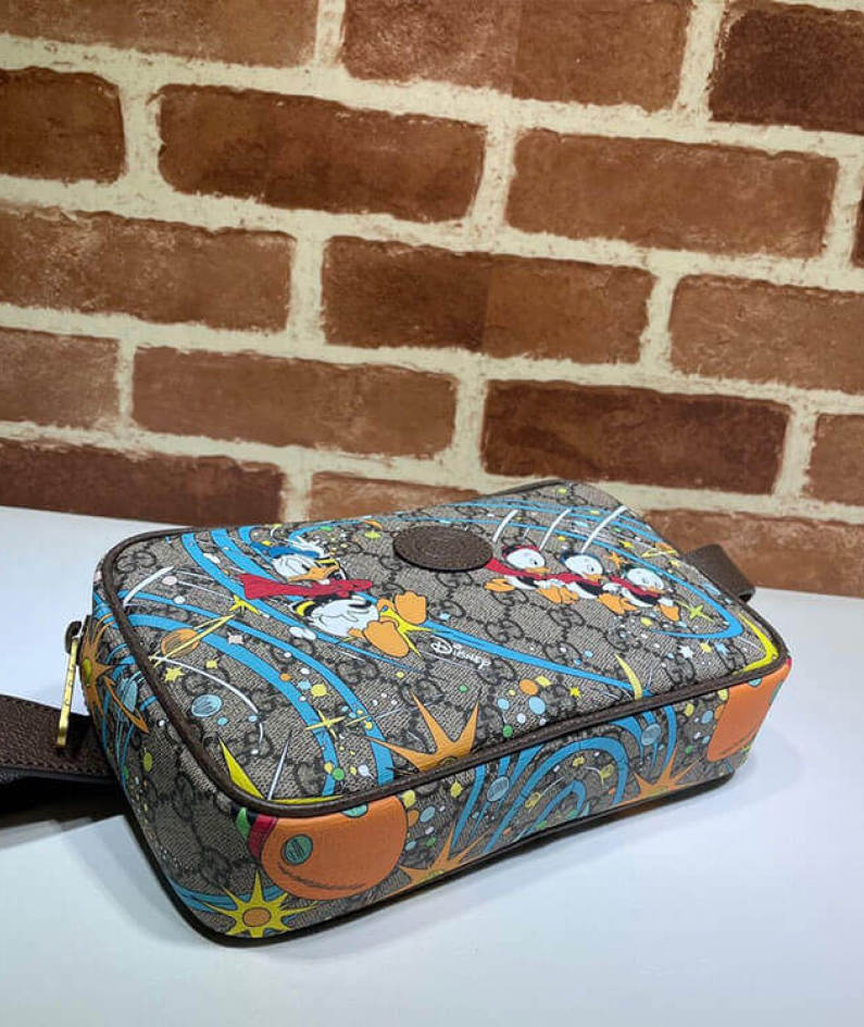 Disney x Gucci Donald Duck Print Belt Bag