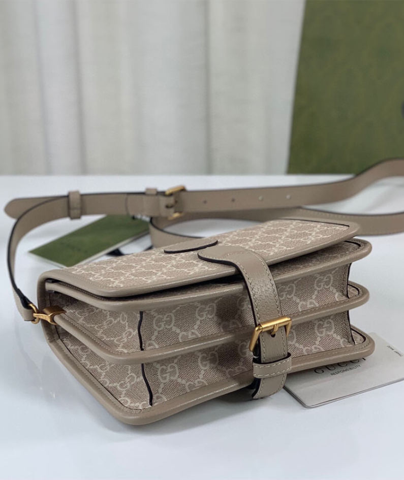 Mini shoulder bag with Interlocking G