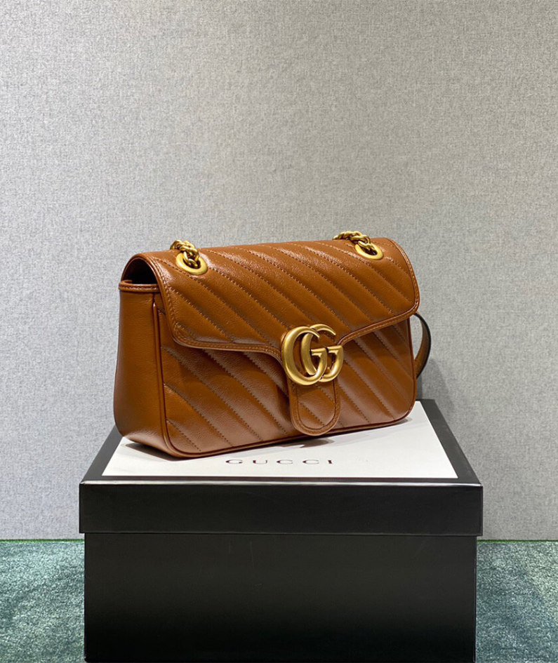 GG Marmont small matelasse shoulder bag
