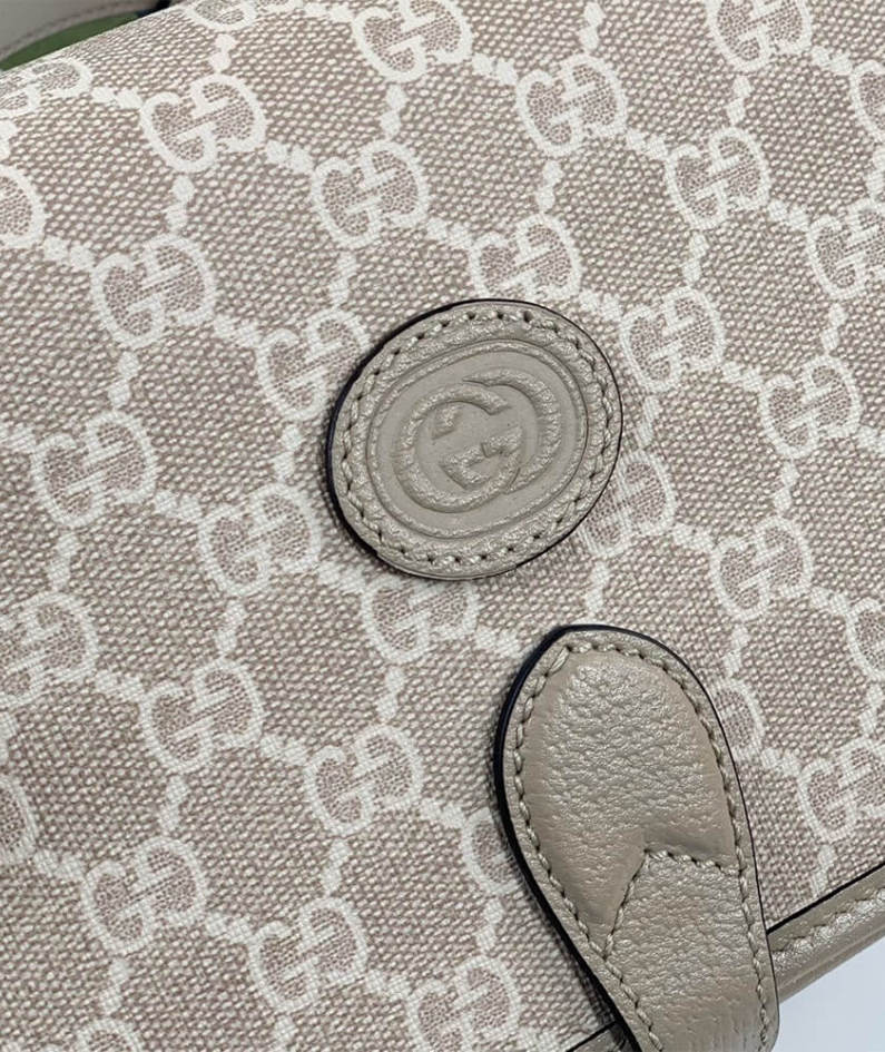 Mini shoulder bag with Interlocking G