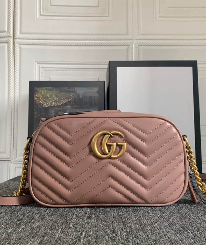 GG Marmont small matelasse shoulder bag
