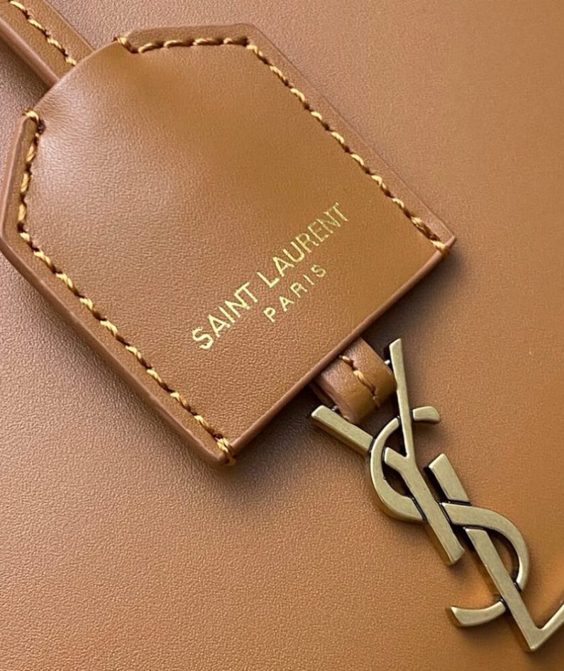 MINI TOY SHOPPING SAINT LAURENT IN BOX LEATHER