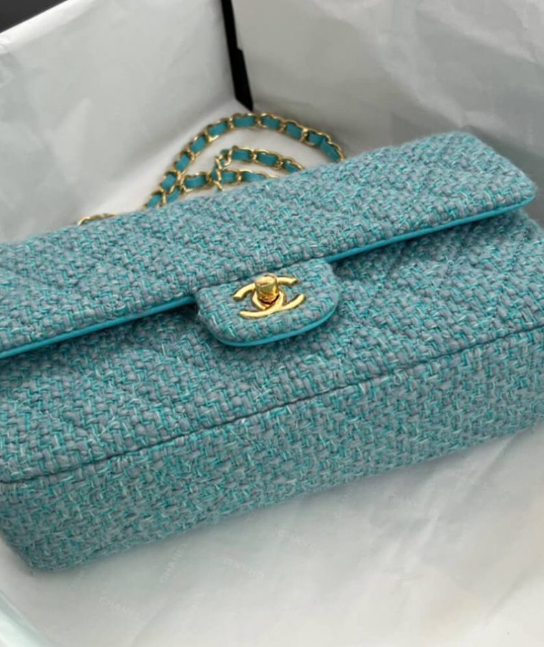Chanel Tweed Medium Classic Flap Bag