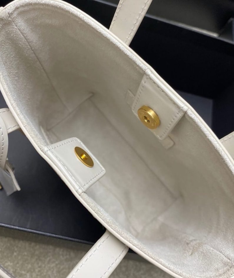 MINI TOY SHOPPING SAINT LAURENT IN BOX LEATHER