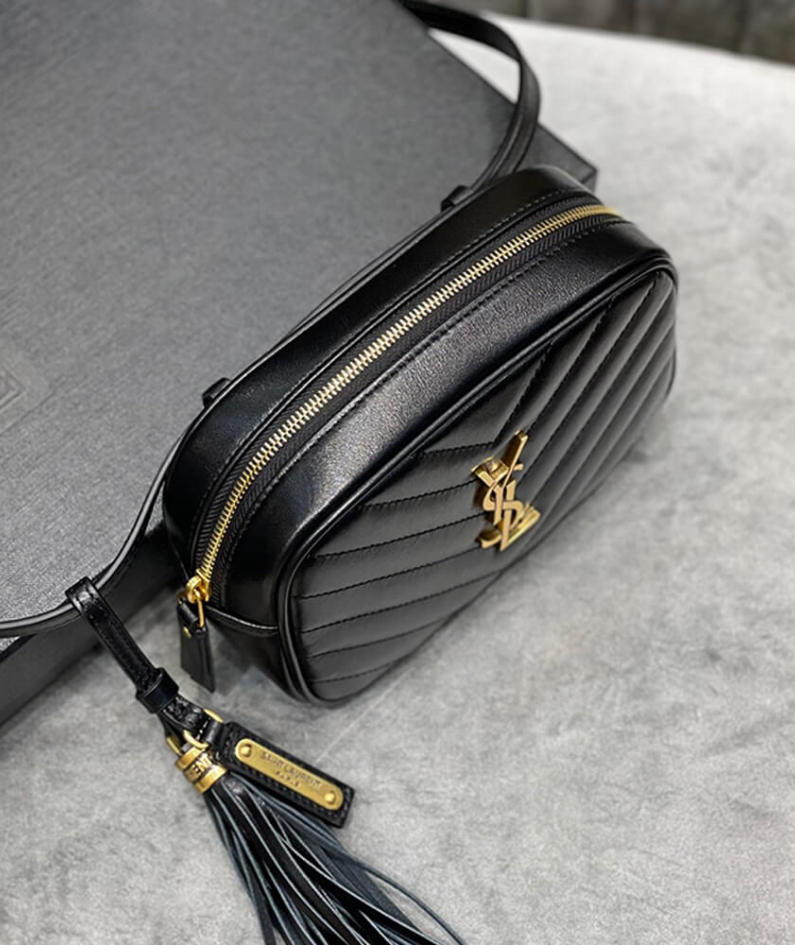 YSL LOU BELT BAG IN MATELASSE LEATHER
