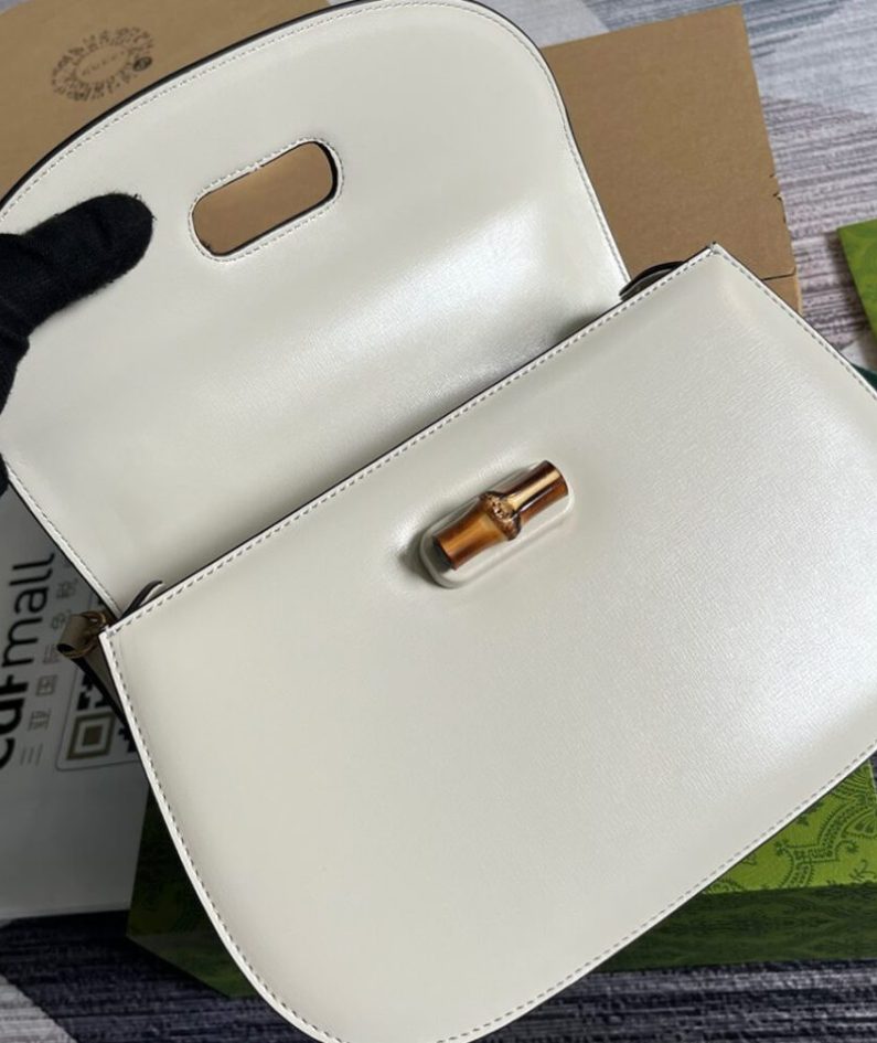 GUCCI BAMBOO 1947 MEDIUM TOP HANDLE BAG