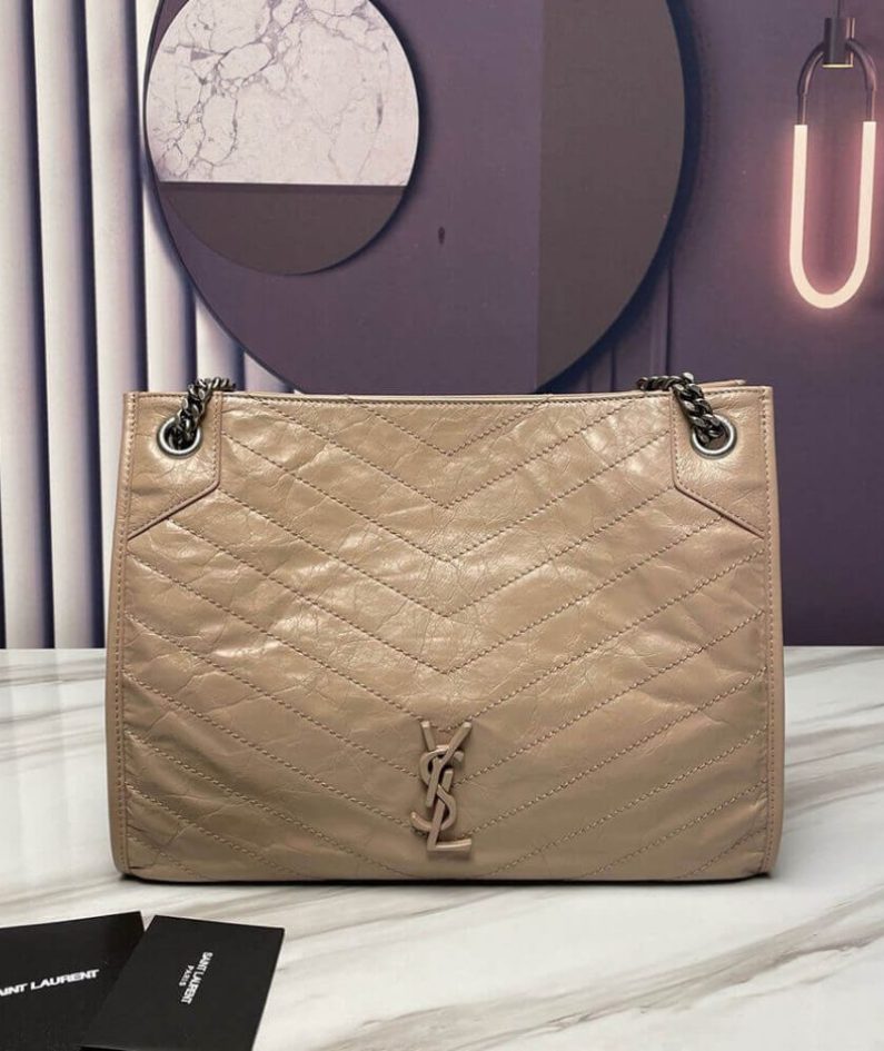 YSL NIKI SHOPPING IN VINTAGE LEATHER