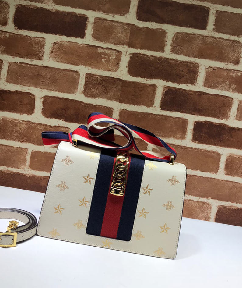 GG Sylvie Bee Star small shoulder bag