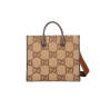 Tote bag with jumbo GG