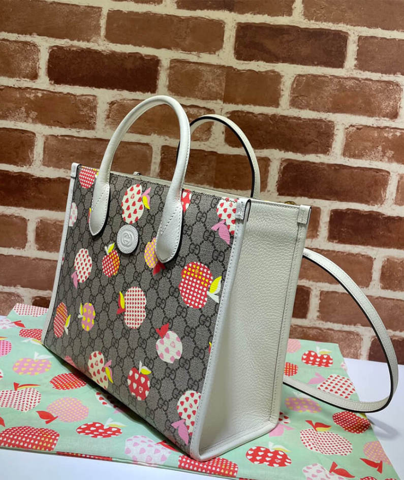 GG Multicolour small tote bag
