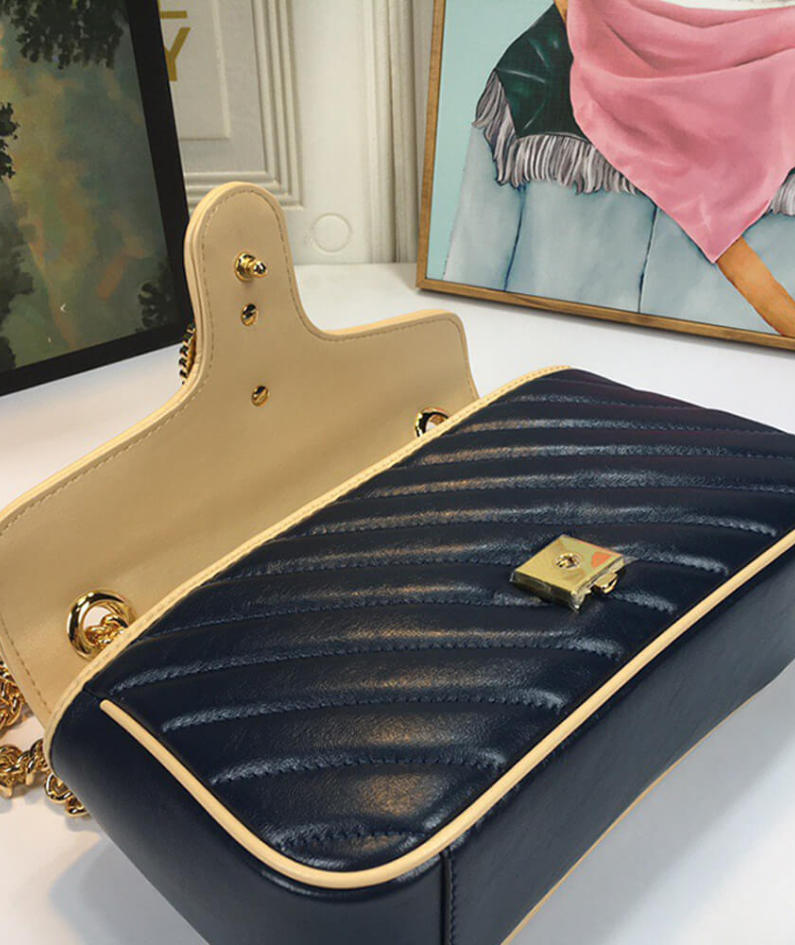 GG Marmont small matelasse shoulder bag