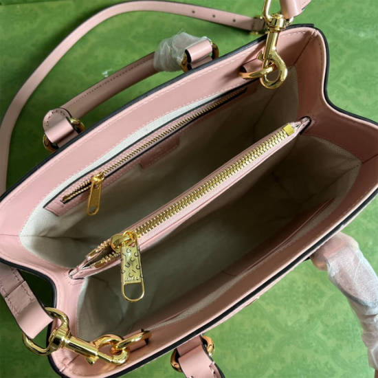 GG matelassé mini top handle bag
