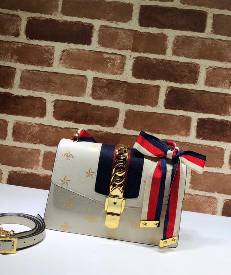 GG Sylvie Bee Star small shoulder bag