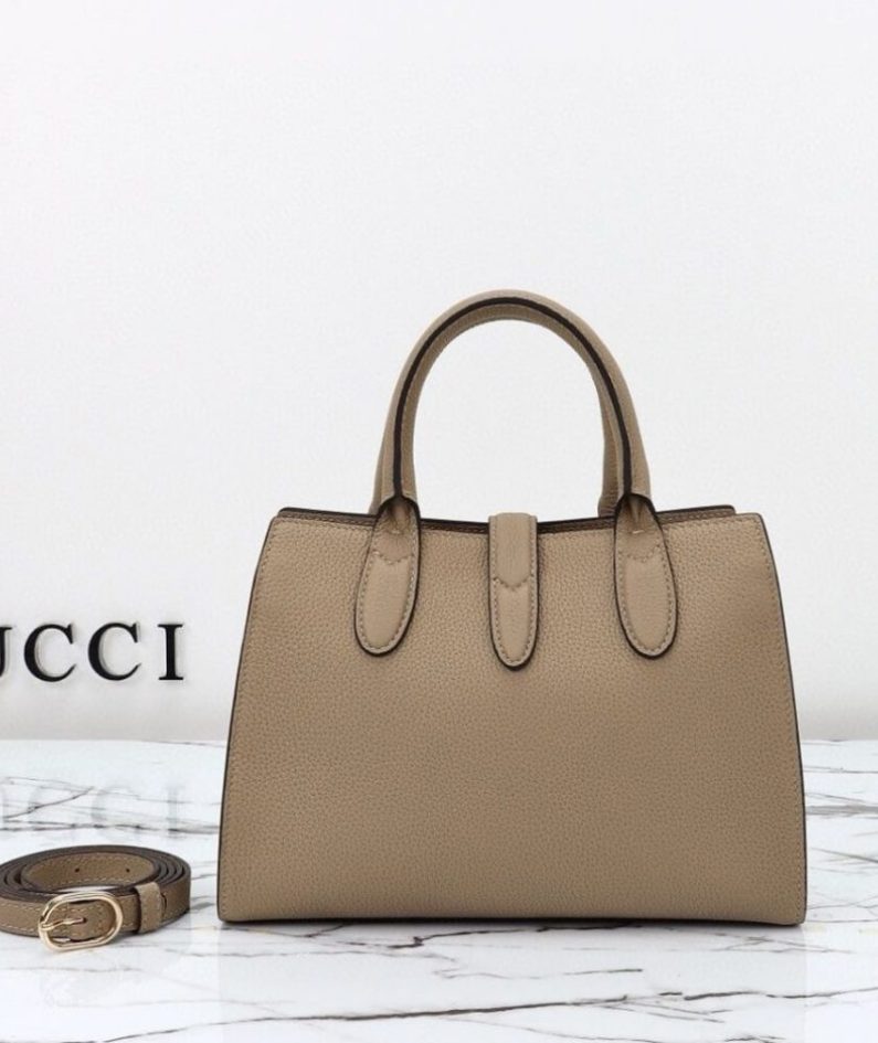 GUCCI SMALL TOTE BAG WITH HOOK CLOSURE